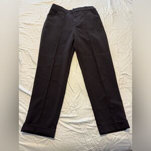 Maeve Anthropologie Seamed Crop Blank Pants